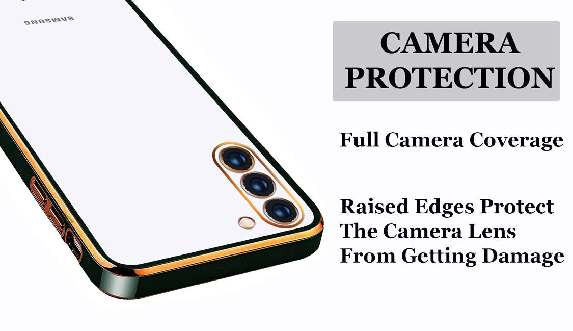 Electro Silicone Series Back cover Case For Samsung Galaxy S21 - Black