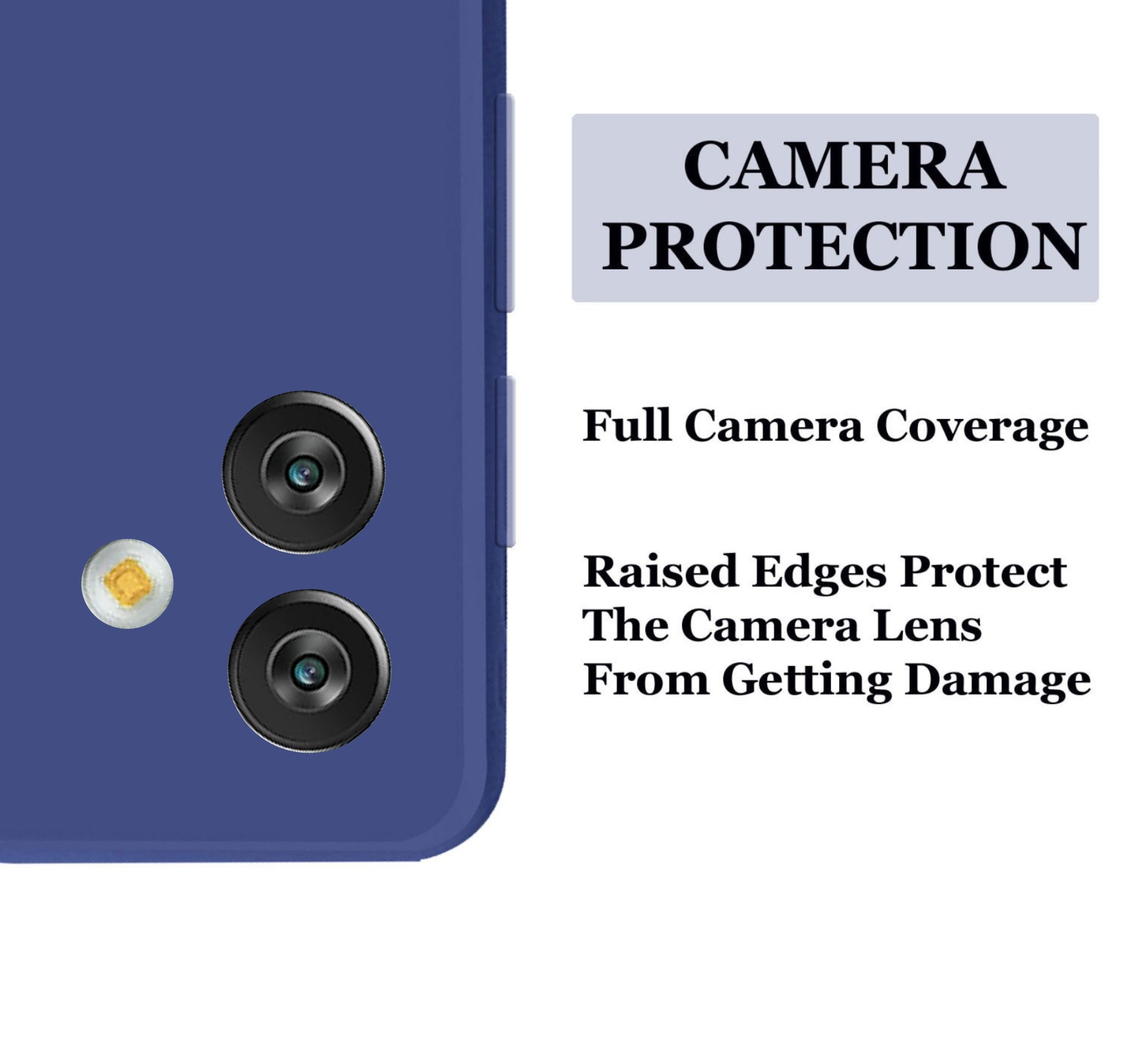 Samsung Galaxy M13 5G Liquid Silicone Back Cover Case With TPU & Matte Finish - Blue