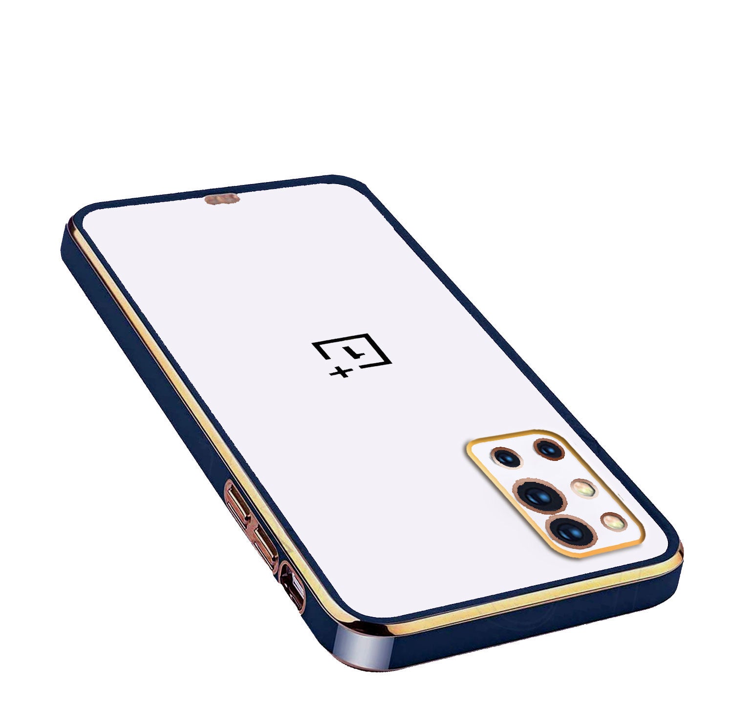 Electro Silicone Series Back cover Case For  OnePlus 8T - Blue