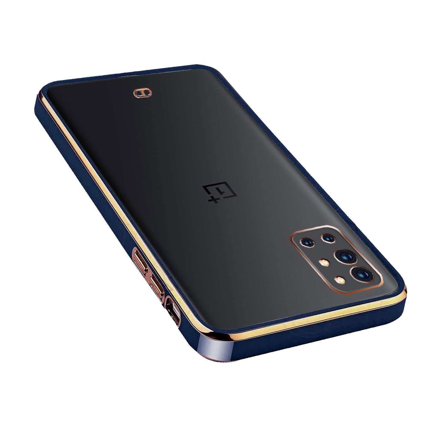 Electro Silicone Series Back cover Case For OnePlus 9r - Blue