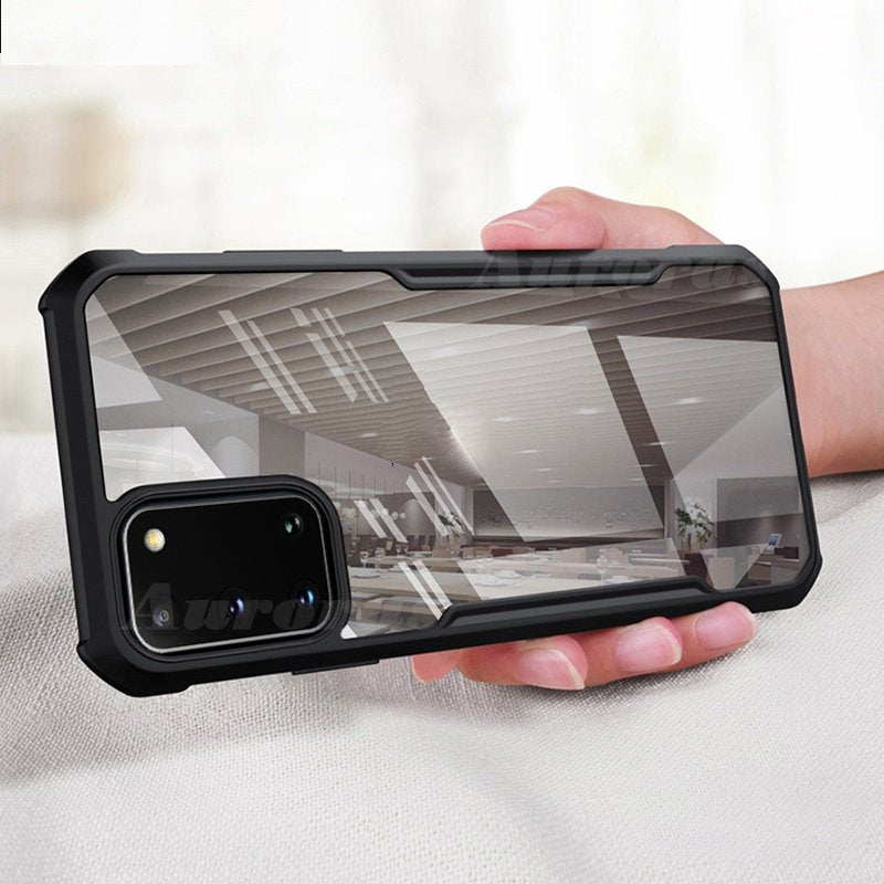 Samsung Galaxy A52 ShockProof Transparent Silicone Back cover - Black