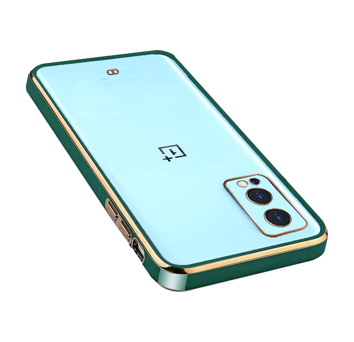 Electro Silicone Series Back cover Case For OnePlus Nord 2 5G - Green