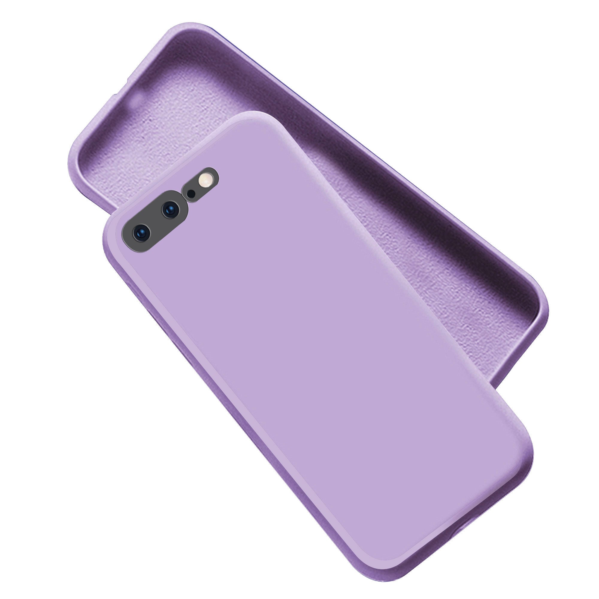 OnePlus 5 Liquid Silicone Back Cover Case With TPU & Matte Finish - Purple