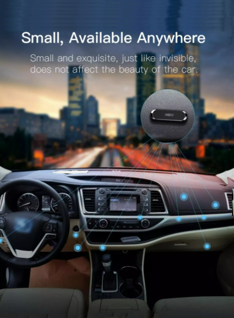 Magnetic Car-Home-Office Mobile Phone Holder (Silver)