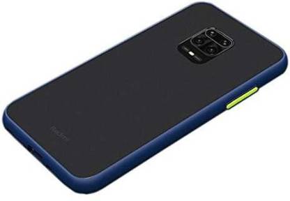 Redmi Mi Note 9 pro / Pro Max Smoke silicone Frosted Back cover Case - Blue