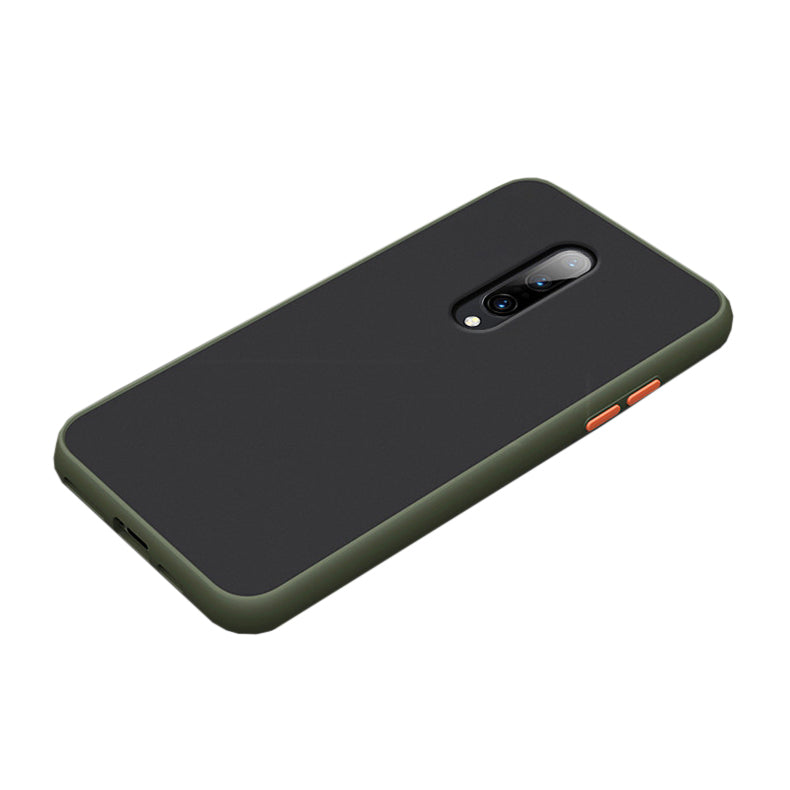 Smoke Frosted Back cover For Oneplus 6t - Green
