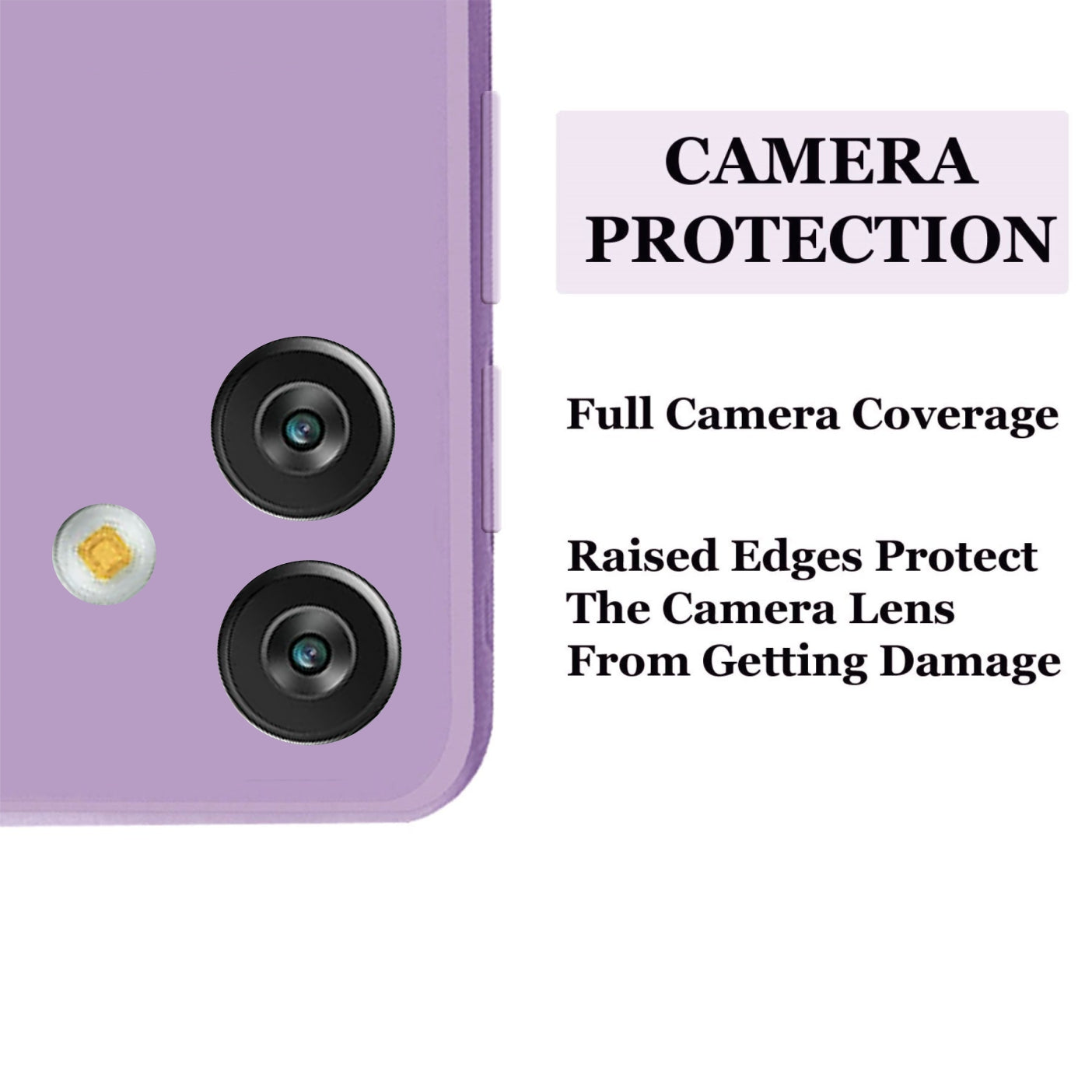 Samsung Galaxy M13 5G Liquid Silicone Back Cover Case With TPU & Matte Finish - Purple