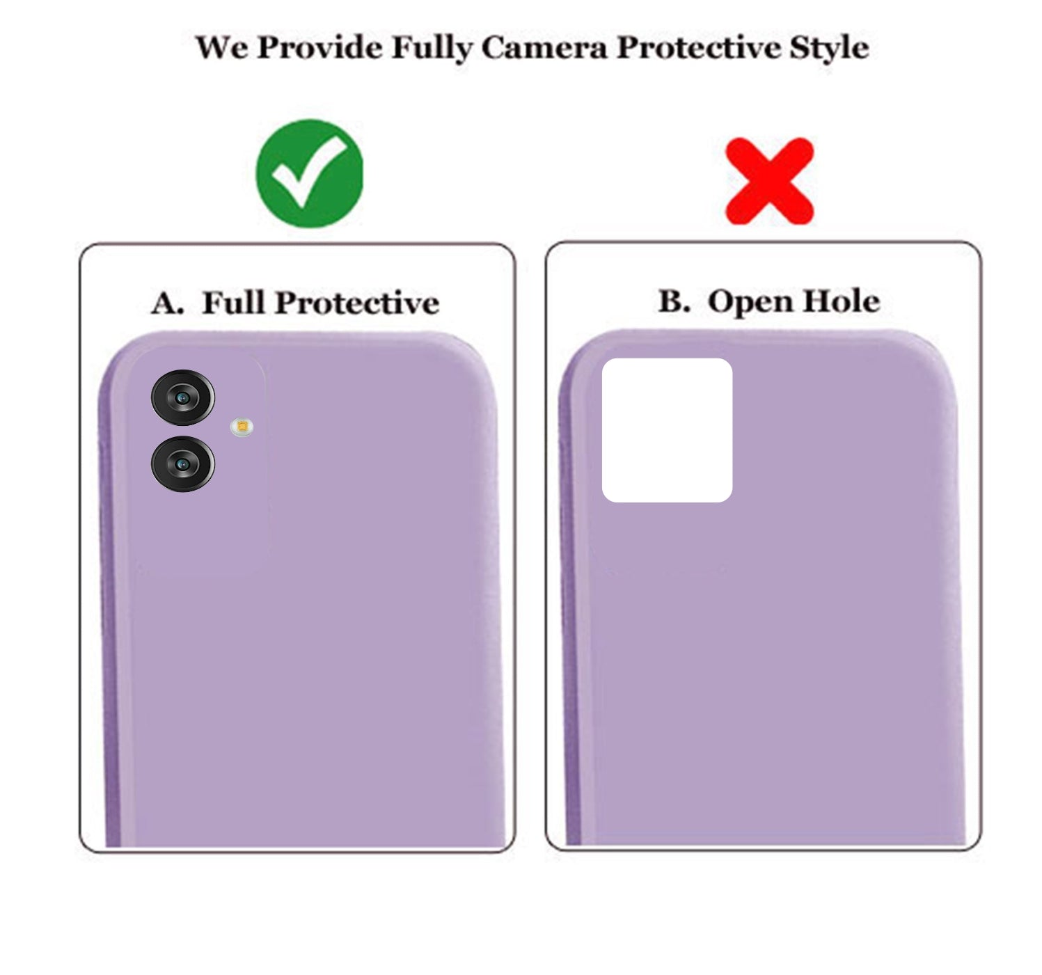 Samsung Galaxy M13 5G Liquid Silicone Back Cover Case With TPU & Matte Finish - Purple