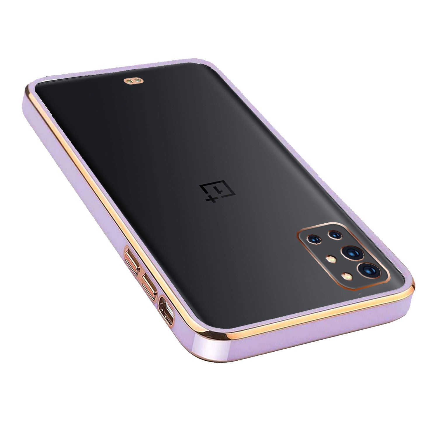 Electro Silicone Series Back cover Case For OnePlus 9r - Purple
