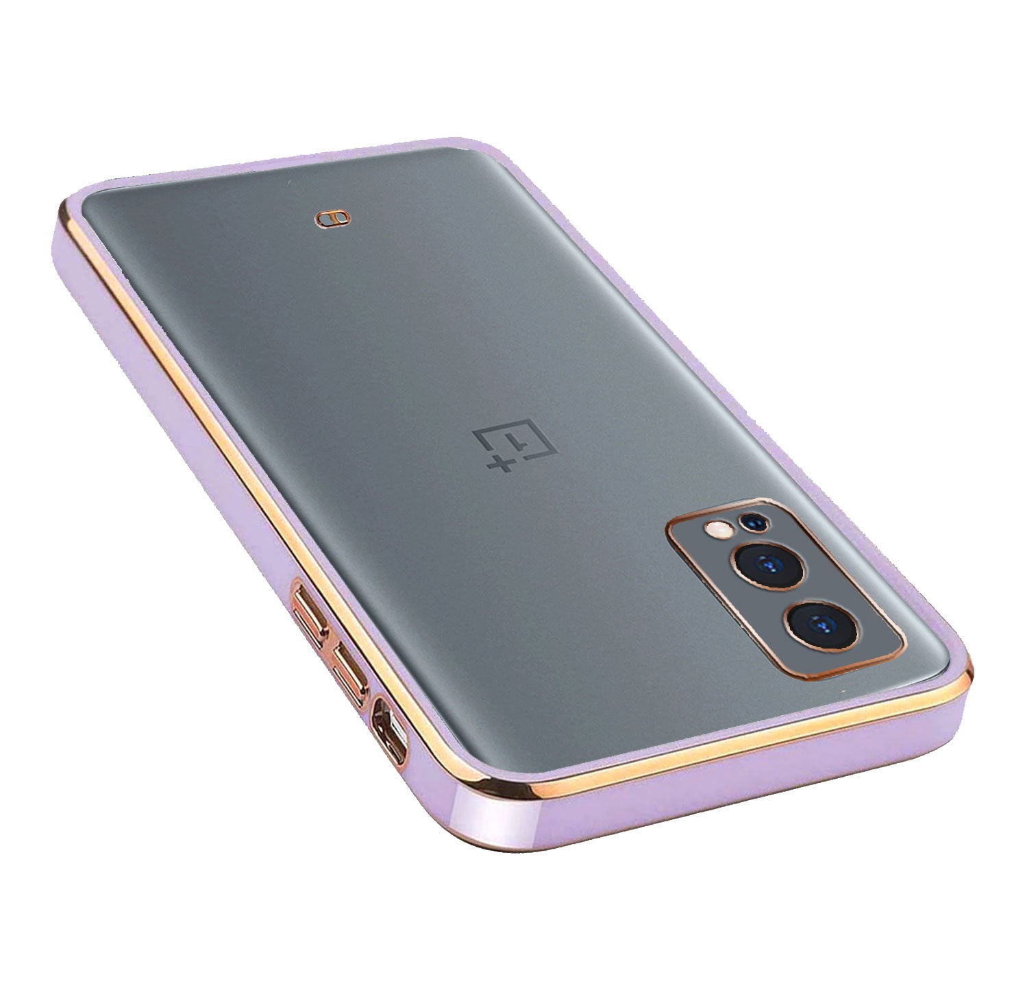 Electro Silicone Series Back cover Case For Oneplus Nord 2 5G - Purple