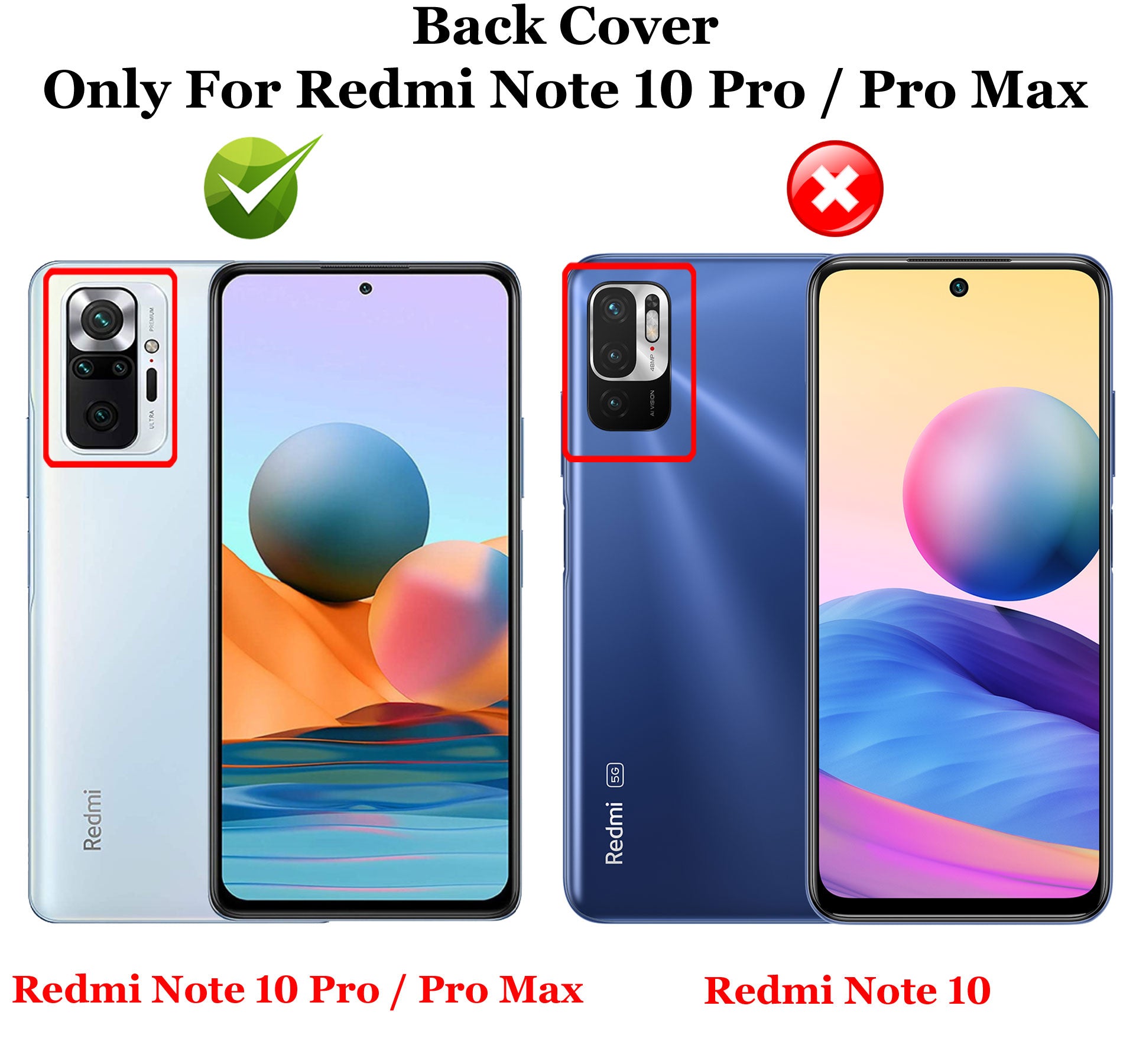 Redmi Note 10 Pro / Pro Max Liquid Silicone Back Cover Case With TPU & Matte Finish - Black