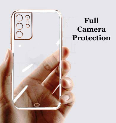 Electro Silicone Series Back cover Case For Samsung Galaxy S21 Ultra - White