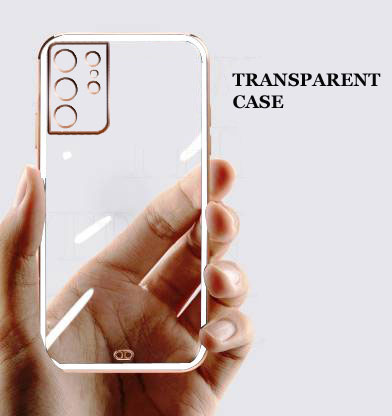 Electro Silicone Series Back cover Case For Samsung Galaxy S21 Ultra - White