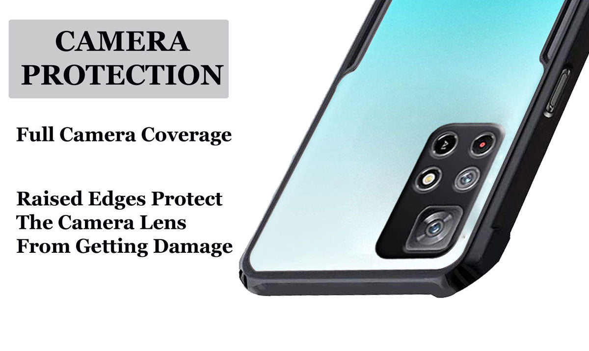 ShockProof Transparent Silicone Back cover For Redmi 11T