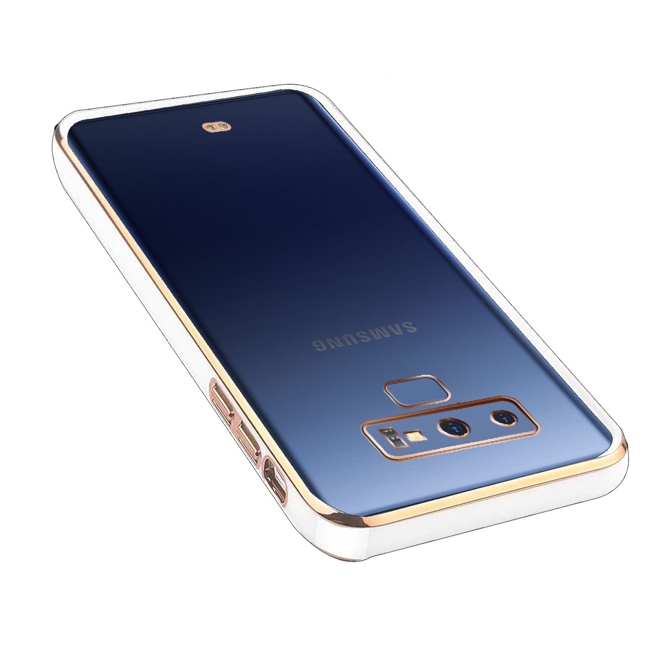 Electro Silicone Series Back cover Case For Samsung Galaxy Note 9 - White